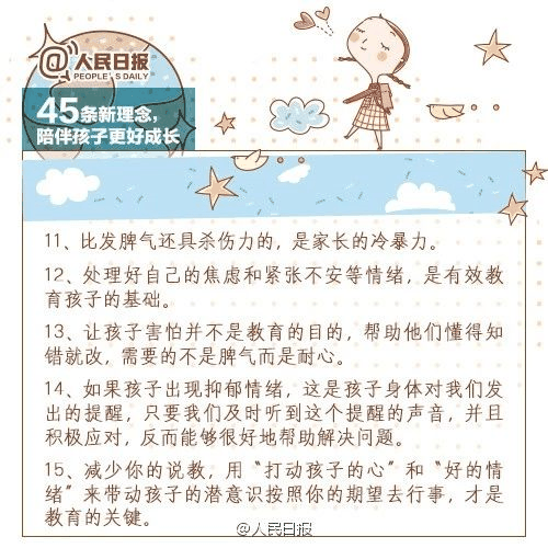 人民日報：45條陪伴孩子的新理念，值得收藏！