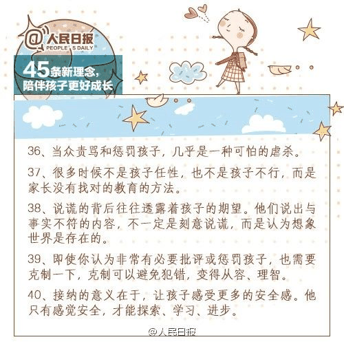 人民日報：45條陪伴孩子的新理念，值得收藏！