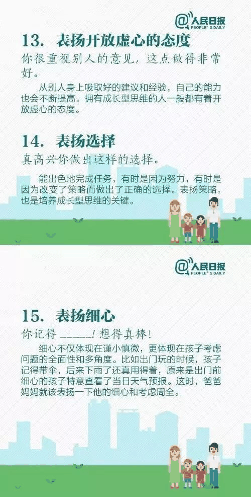 人民日?qǐng)?bào)推薦！15個(gè)表?yè)P(yáng)孩子和10個(gè)懲戒孩子的科學(xué)方法